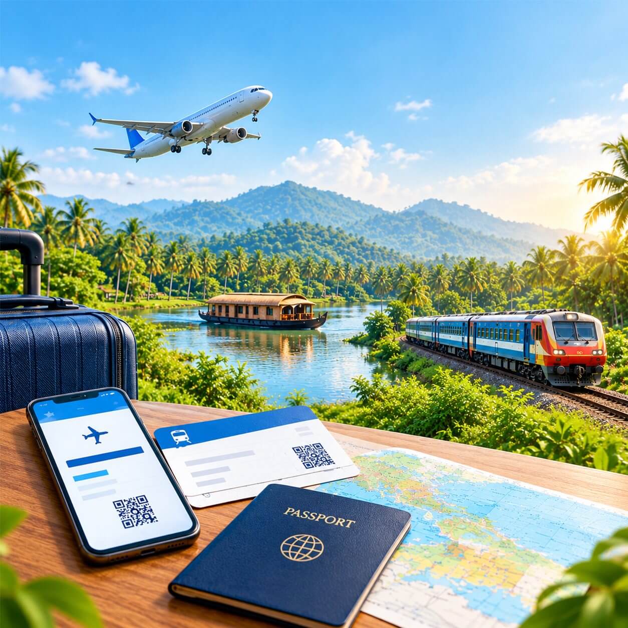 Flight and train ticket assistance